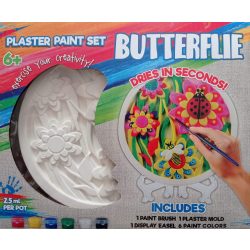 Gipszfestő készlet - Pillangók